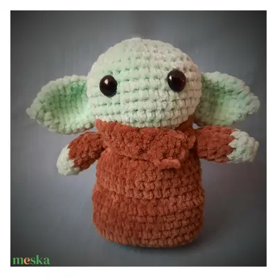 Horgolt plüss Baby Yoda