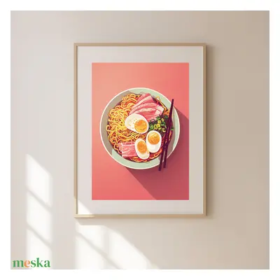 Food Poster falikép – Ramen