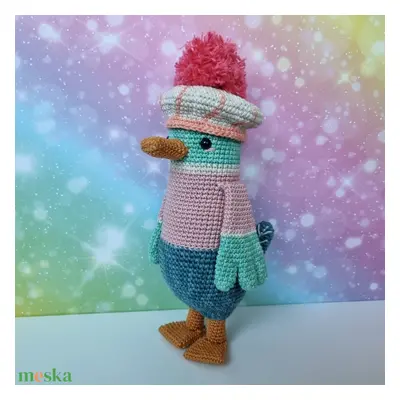 Horgolt kacsa amigurumi