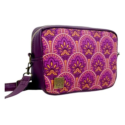 SuziartBag Lila tavirózsás crossbody táska