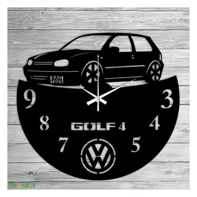 VW GOLF 4 bakelit óra, saját rendszámmal