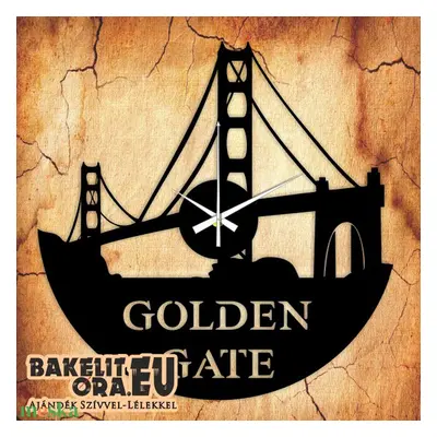 GOLDEN GATE bakelit óra