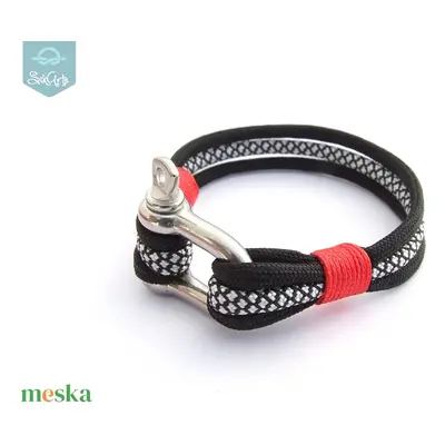 NAUTICAL paracord karkötő - Black Diamond