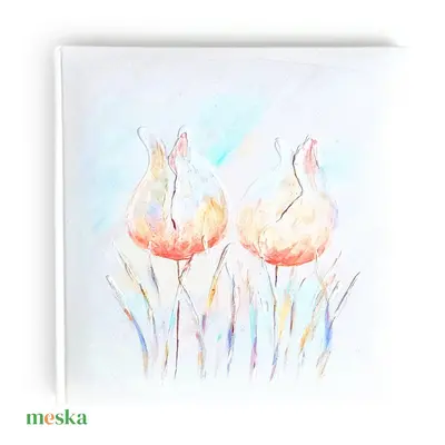 Fotóalbum tulipánokkal 25x25 cm