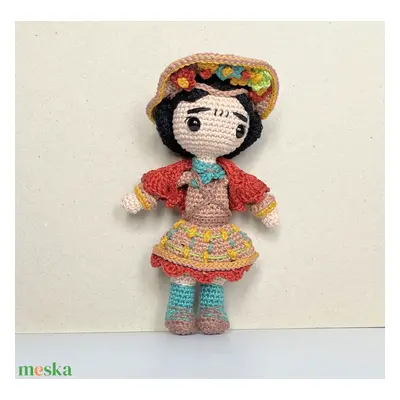 Horgolt Frida Kahlo