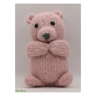 Kézi kötésű (amigurumi) állatfigura - Maci (fiúknak, lányoknak minden alkalomra)