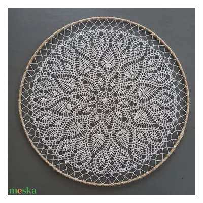 Horgolt mandala (60 cm)