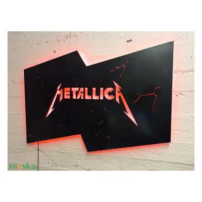 Metallica - világító falikép