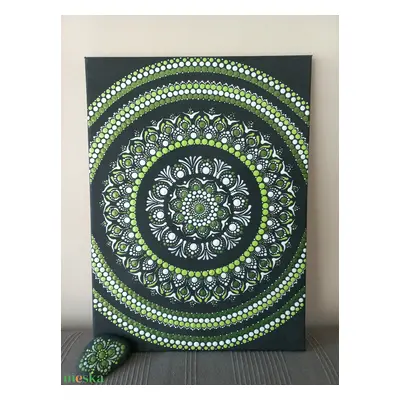 Pontozott mandala - Egészség mandala