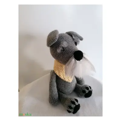 Amigurumi kutya /schnauzer