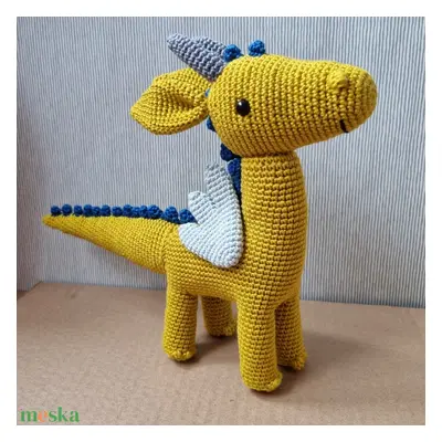 Horgolt sárkány amigurumi