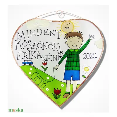 Köszönök mindent! - ovis ballagás - Üveg, Üvegkép