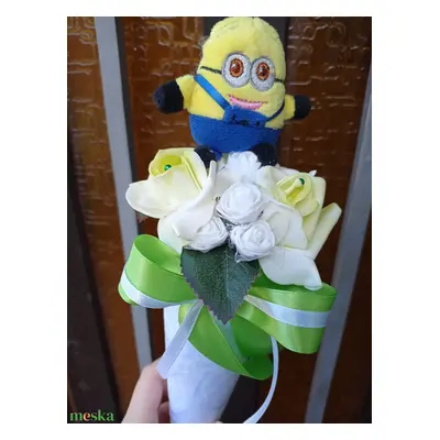 Minion ballagási csokor