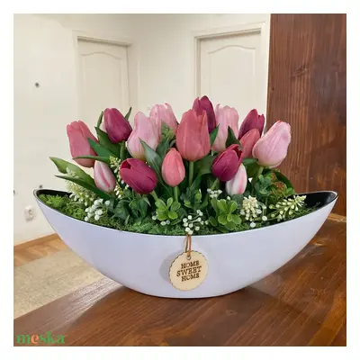 Tulipànos asztaldísz 40 cm