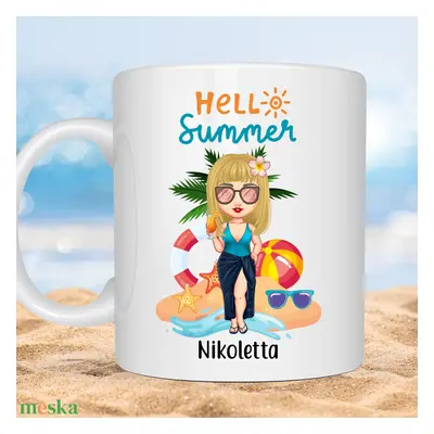 Hello summer - személyre szabható bögre