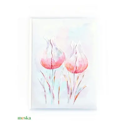 Tulipános fotóalbum 13x18 cm-es fotóknak