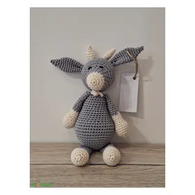 Kecske Kázmér, amigurumi kecske