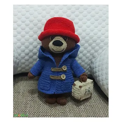 Horgolt Paddington Maci