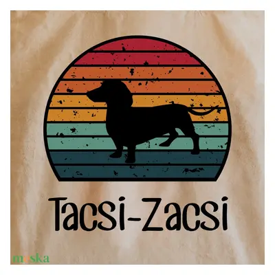 TACSI-ZACSI - vászontáska tacskóőrülteknek