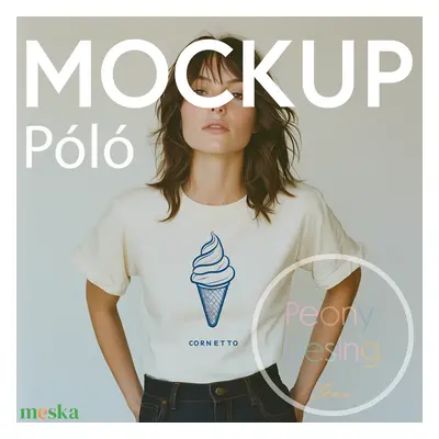 Póló Mockup – Professzionális, Magas Felbontású Digitális Design