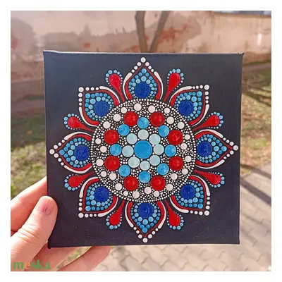 Pontozott mandala Bátor kommunikáció