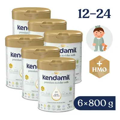 6x Kendamil Premium 3 HMO+ (800 g)