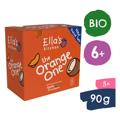 Ella's Kitchen BIO ORANGE ONE gyümölcspüré mangóval (5x90 g)