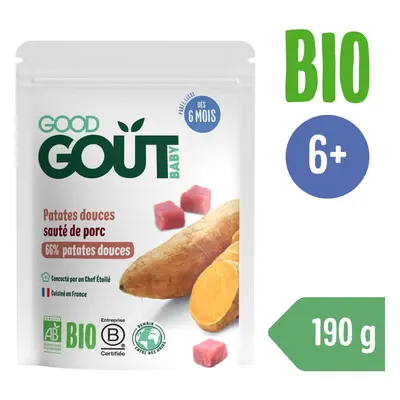 Good Gout BIO Édesburgonya sertéshússal (190 g)