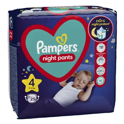 Pampers Night Pants Bugyi pelenka 4 mér. (25 db)