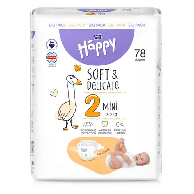 Bella Baby Happy Gyerek pelenka Mini Big Pack mér. 2 (78 db)