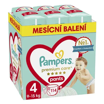 Pampers Premium Care Bugyi pelenka havi csomag 4 mér. (114 db)