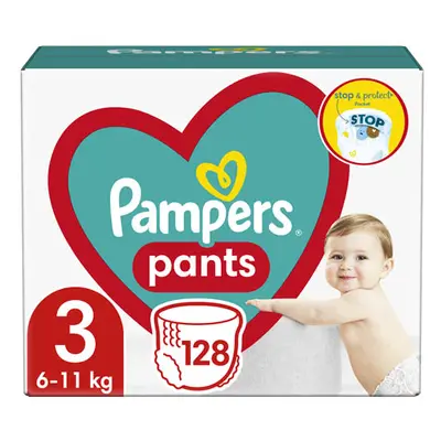 Pampers Pants Mega Box Bugyi pelenka 3 mér. (128 db)