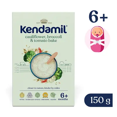 Kendamil Tejes kása brokkolival, karfiollal és paradicsommal (150 g)