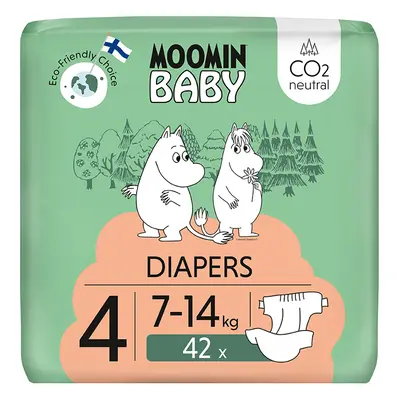 Moomin Baby 4 Maxi 7–14 kg (42 db), ökopelenka