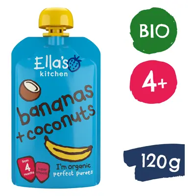 Ella's Kitchen BIO Banán és kókusz (120 g)