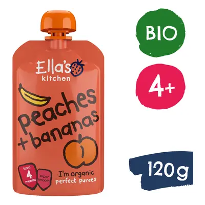 Ella's Kitchen BIO Banán és őszibarack (120 g)