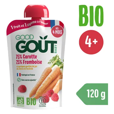 Good Gout BIO Sárgarépa málnával (120 g)