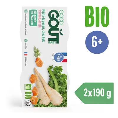 Good Gout BIO Lazac kelkáposztával és paszternákkal (2x190 g)