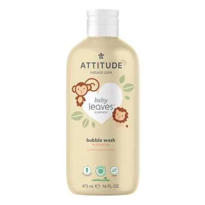 Attitude Baby Leaves Gyermek fürdőhab körtelé illattal (473 ml)