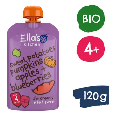 Ella's Kitchen BIO Édesburgonya, sütőtök és alma (120 g)