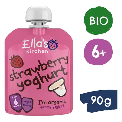 Ella's Kitchen BIO Eper joghurttal (90 g)