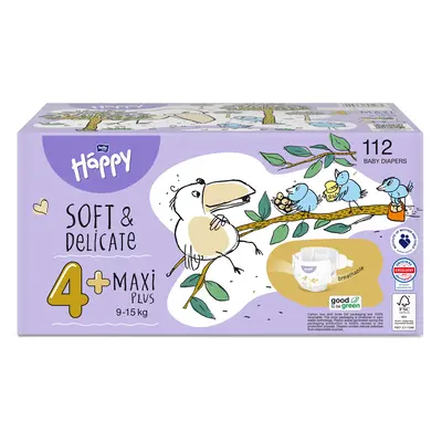 Bella Baby Happy Gyerek pelenka Maxi Toy Plus Box vel. 4+ (112 db)