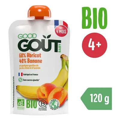 Good Gout BIO Sárgabarack banánnal (120 g)