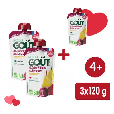 2+1 INGYEN: Good Gout BIO Williams körte céklával (120 g)