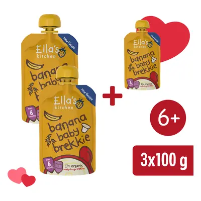 2+1 INGYEN: Ella's Kitchen BIO Reggeli banán és joghurt (100 g)