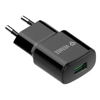 QC3.0 USB hálózati adapter (fekete)