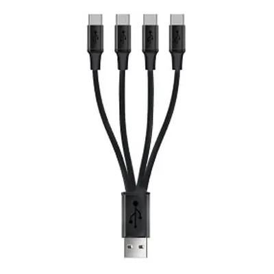 Négyes micro USB töltőkábel