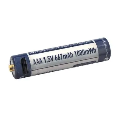 Tölthető USB AAA elem Keeppower 667 mAh