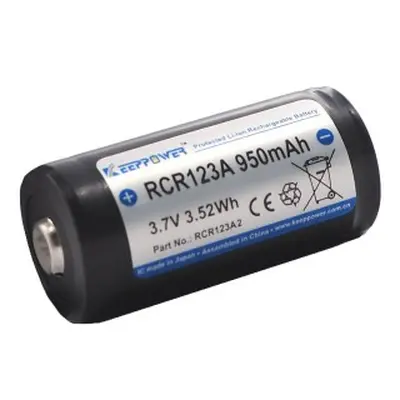 Keeppower RCR123A 950 mAh (Li-Ion)