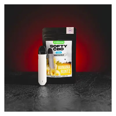 Eldobható CBD Softy Vape 0,5 ml Banana Runtz